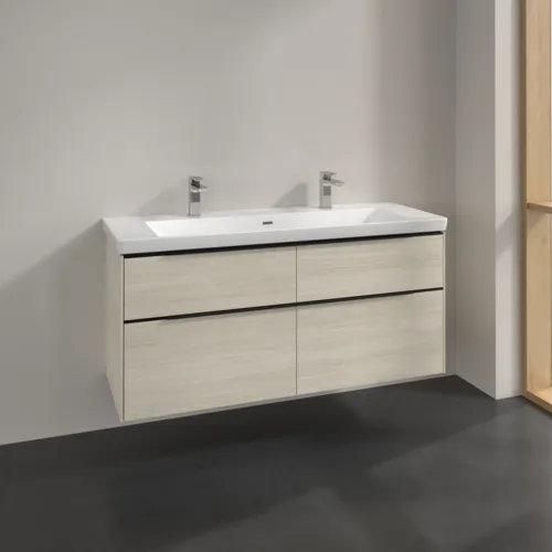 Bild von VILLEROY BOCH Subway 3.0 Waschbeckenunterschrank, 4 Auszüge, 1272 x 576 x 478 mm, White Oak #C60201AA