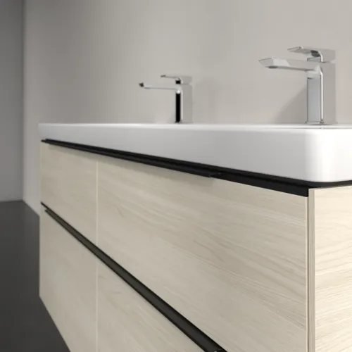 Bild von VILLEROY BOCH Subway 3.0 Waschbeckenunterschrank, 4 Auszüge, 1272 x 576 x 478 mm, White Oak #C60201AA