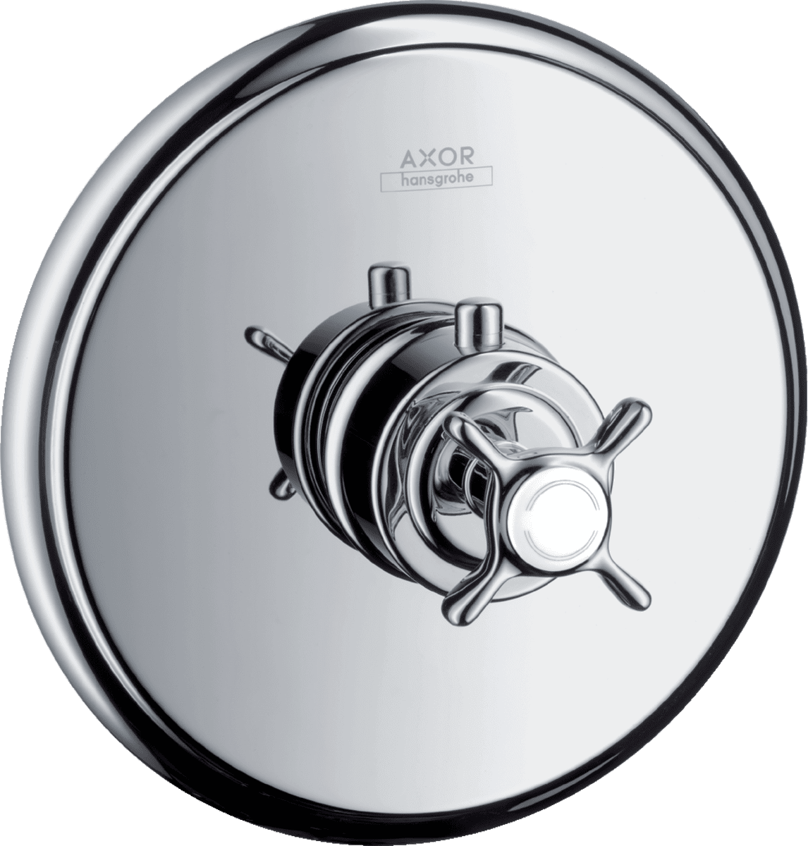 Bild von HANSGROHE AXOR Montreux Thermostat HighFlow Unterputz mit Kreuzgriff #16815000 - Chrom