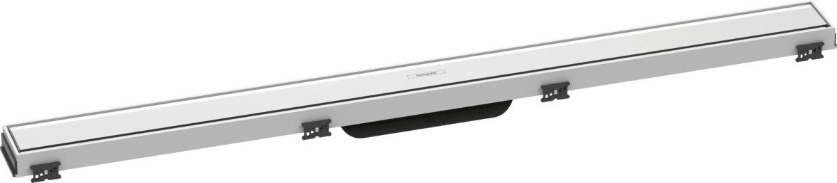 Bild von HANSGROHE RainDrain Match Fertigset Duschrinne 900 mit höhenverstellbarem Rahmen #56040450 - Weiß