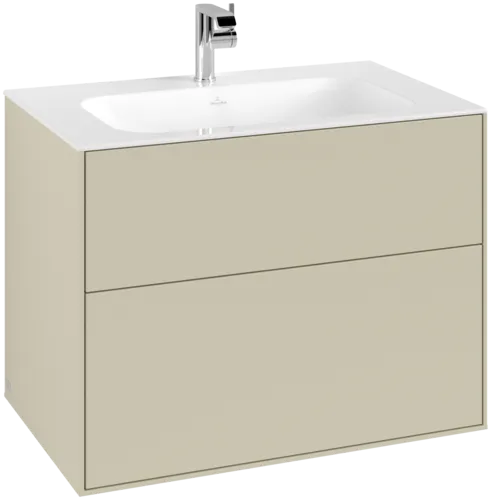 Bild von VILLEROY BOCH Finion Waschbeckenunterschrank, 2 Auszüge, 796 x 591 x 498 mm, Silk Grey Matt Lacquer #F01000HJ