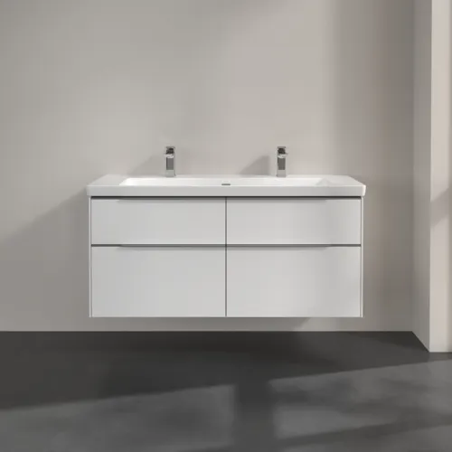 Bild von VILLEROY BOCH Subway 3.0 Waschbeckenunterschrank, 4 Auszüge, 1272 x 576 x 478 mm, Pure White #C60200VF