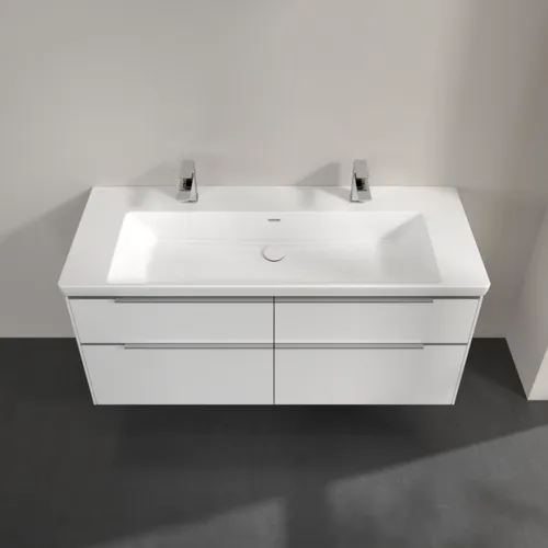 Bild von VILLEROY BOCH Subway 3.0 Waschbeckenunterschrank, 4 Auszüge, 1272 x 576 x 478 mm, Pure White #C60200VF