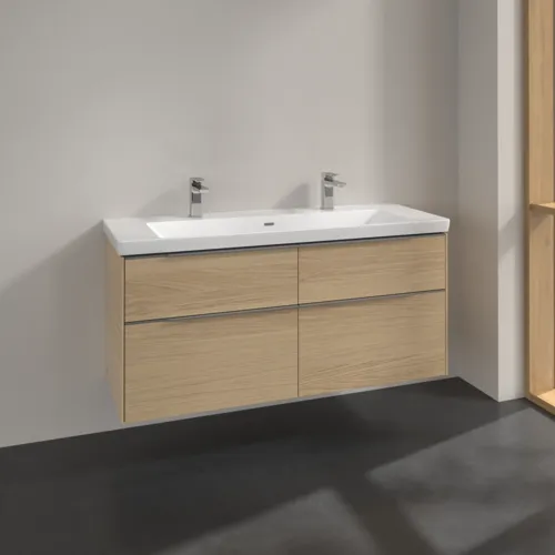 Bild von VILLEROY BOCH Subway 3.0 Waschbeckenunterschrank, 4 Auszüge, 1272 x 576 x 478 mm, Nordic Oak #C60200VJ