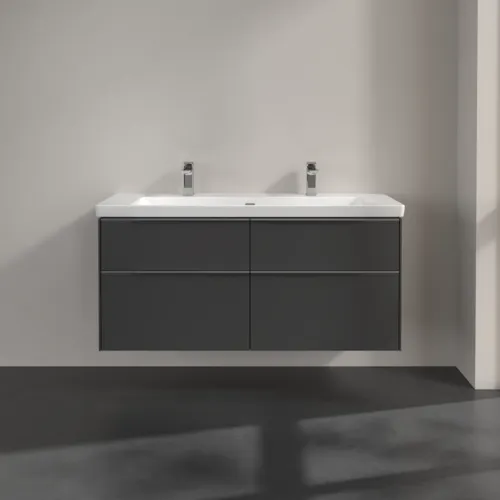 Bild von VILLEROY BOCH Subway 3.0 Waschbeckenunterschrank, 4 Auszüge, 1272 x 576 x 478 mm, Graphite #C60200VR