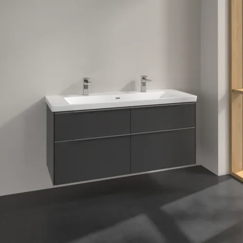 Bild von VILLEROY BOCH Subway 3.0 Waschbeckenunterschrank, 4 Auszüge, 1272 x 576 x 478 mm, Graphite #C60200VR
