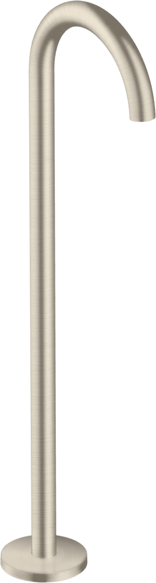 Obrázek HANSGROHE AXOR Uno Vanový výtok oblý volně stojící na podlaze #38412820 - kartáčovaný nikl