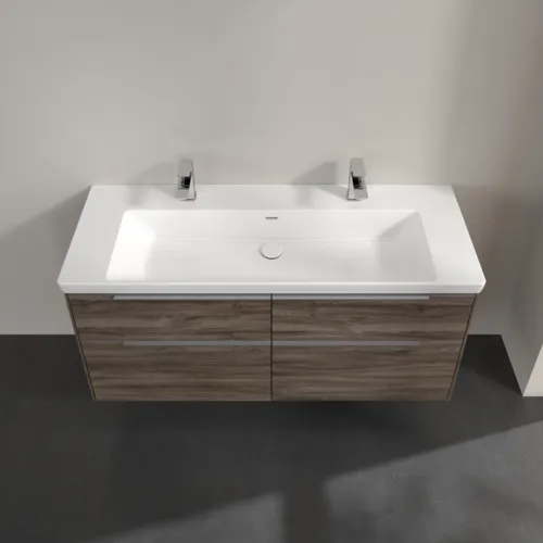Bild von VILLEROY BOCH Subway 3.0 Waschbeckenunterschrank, 4 Auszüge, 1272 x 576 x 478 mm, Stone Oak #C60200RK