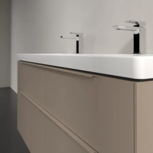 Bild von VILLEROY BOCH Subway 3.0 Waschbeckenunterschrank, 4 Auszüge, 1272 x 576 x 478 mm, Taupe #C60202VM
