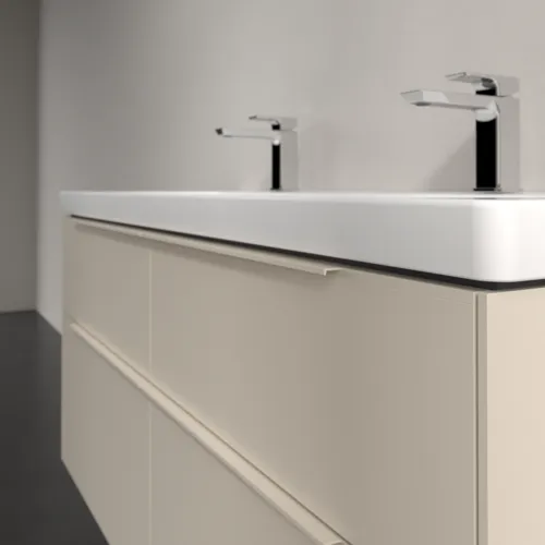 Bild von VILLEROY BOCH Subway 3.0 Waschbeckenunterschrank, 4 Auszüge, 1272 x 576 x 478 mm, Cashmere Grey #C60202VN