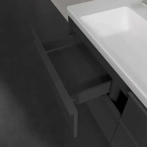 Bild von VILLEROY BOCH Subway 3.0 Waschbeckenunterschrank, 4 Auszüge, 1272 x 576 x 478 mm, Graphite #C60202VR