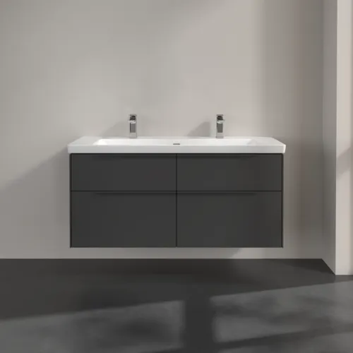 Bild von VILLEROY BOCH Subway 3.0 Waschbeckenunterschrank, 4 Auszüge, 1272 x 576 x 478 mm, Graphite #C60202VR