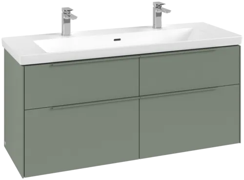 Bild von VILLEROY BOCH Subway 3.0 Waschbeckenunterschrank, 4 Auszüge, 1272 x 576 x 478 mm, Soft Green #C60202AF