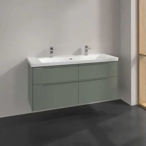 Bild von VILLEROY BOCH Subway 3.0 Waschbeckenunterschrank, 4 Auszüge, 1272 x 576 x 478 mm, Soft Green #C60202AF