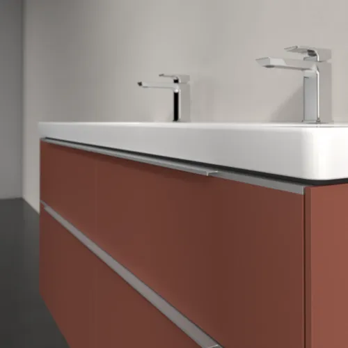 Bild von VILLEROY BOCH Subway 3.0 Waschbeckenunterschrank, 4 Auszüge, 1272 x 576 x 478 mm, Wine Red #C60200AH