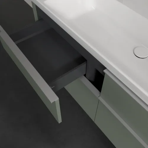 Bild von VILLEROY BOCH Subway 3.0 Waschbeckenunterschrank, 4 Auszüge, 1272 x 576 x 478 mm, Soft Green #C60200AF