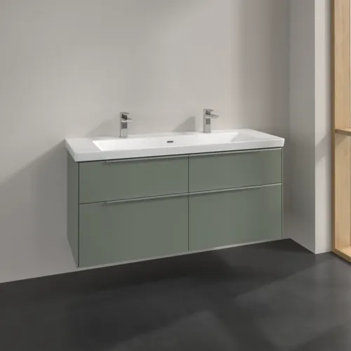 Bild von VILLEROY BOCH Subway 3.0 Waschbeckenunterschrank, 4 Auszüge, 1272 x 576 x 478 mm, Soft Green #C60200AF