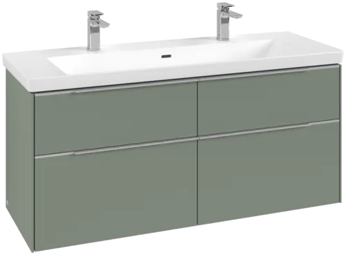 Bild von VILLEROY BOCH Subway 3.0 Waschbeckenunterschrank, 4 Auszüge, 1272 x 576 x 478 mm, Soft Green #C60200AF