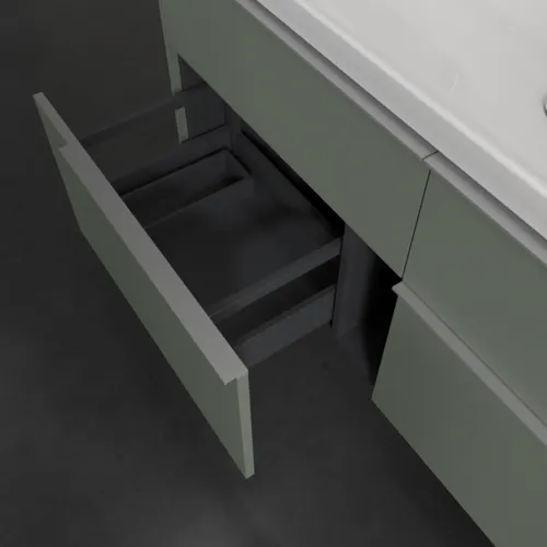 Bild von VILLEROY BOCH Subway 3.0 Waschbeckenunterschrank, 4 Auszüge, 1272 x 576 x 478 mm, Soft Green #C60200AF