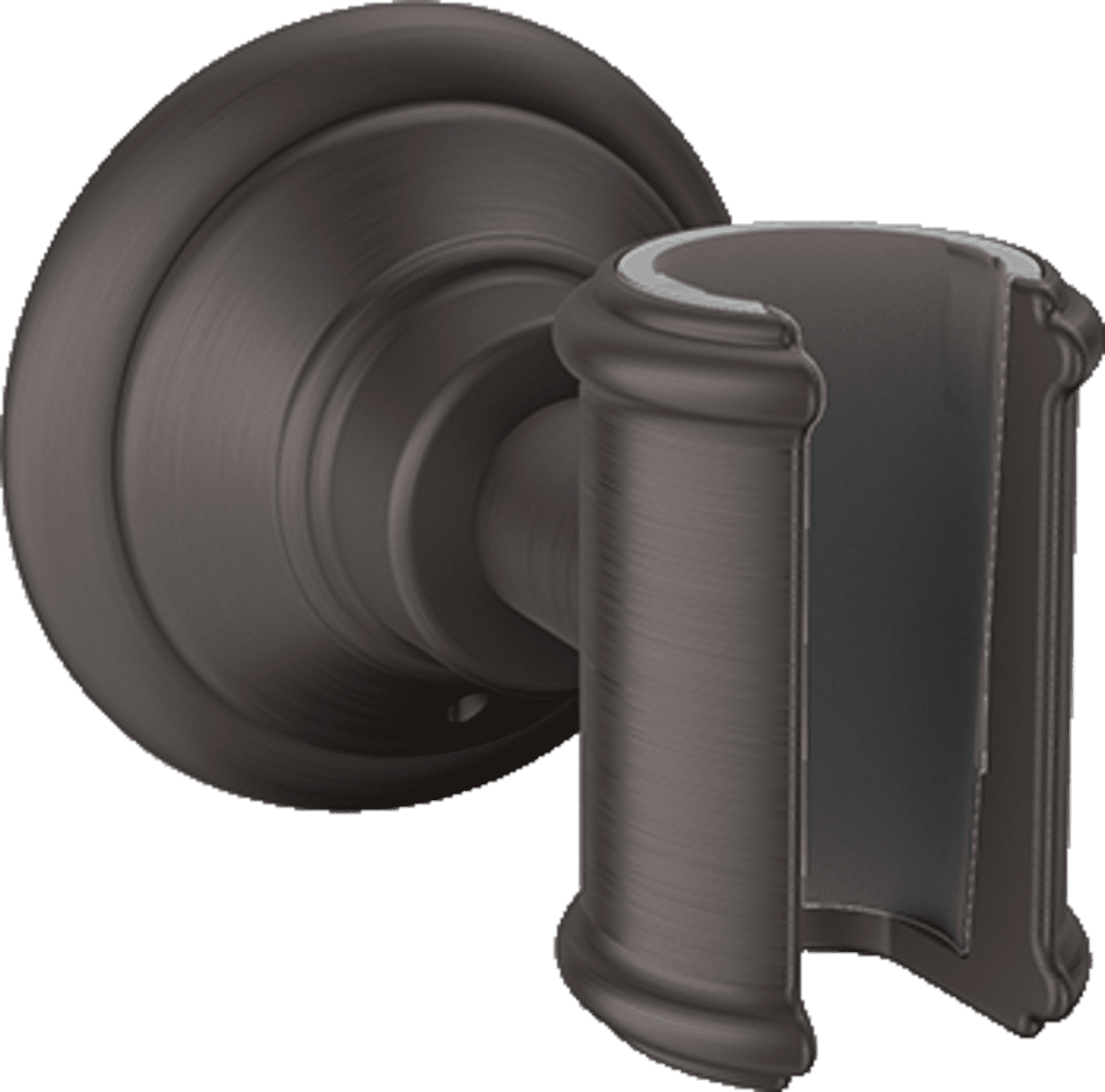 Bild von HANSGROHE AXOR Montreux Brausehalter #16325340 - Brushed Black Chrome