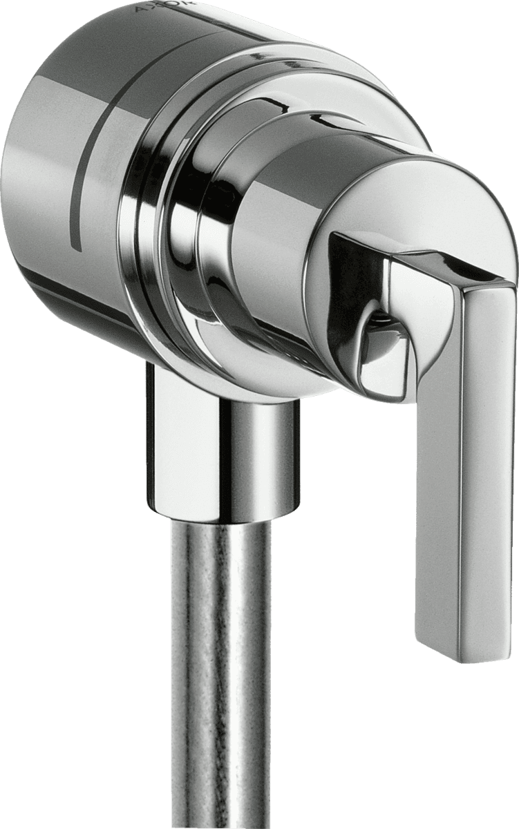 Obrázek HANSGROHE AXOR Citterio Přípojka hadice s uzavíracím ventilem, s páčkovou rukojetí 39882000
