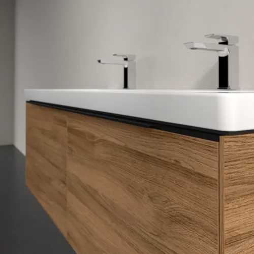 Bild von VILLEROY BOCH Subway 3.0 Waschbeckenunterschrank, 2 Auszüge, 1272 x 429 x 478 mm, Kansas Oak #C60101RH