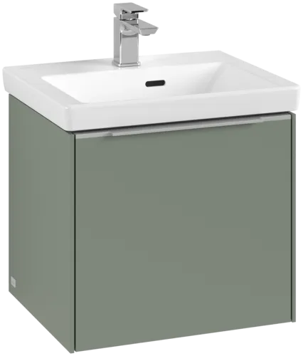 Bild von VILLEROY BOCH Subway 3.0 Waschbeckenunterschrank, mit Beleuchtung, 1 Auszug, 473 x 429 x 408 mm, Soft Green #C580L0AF