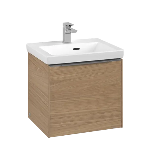 Bild von VILLEROY BOCH Subway 3.0 Waschbeckenunterschrank, 1 Auszug, 473 x 429 x 408 mm, Nordic Oak #C58000VJ