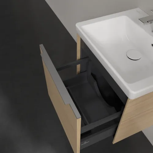 Picture of VILLEROY BOCH Subway 3.0 Vanity unit, 1 pull-out compartment, 473 x 429 x 408 mm, Nordic Oak #C58000VJ