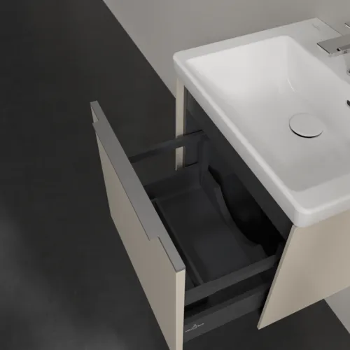 Bild von VILLEROY BOCH Subway 3.0 Waschbeckenunterschrank, 1 Auszug, 473 x 429 x 408 mm, Cashmere Grey #C58000VN