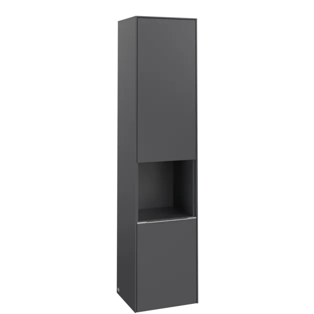 Bild von VILLEROY BOCH Subway 3.0 Hochschrank, 2 Türen, 400 x 1710 x 362 mm, Graphite / Graphite #C58900VR