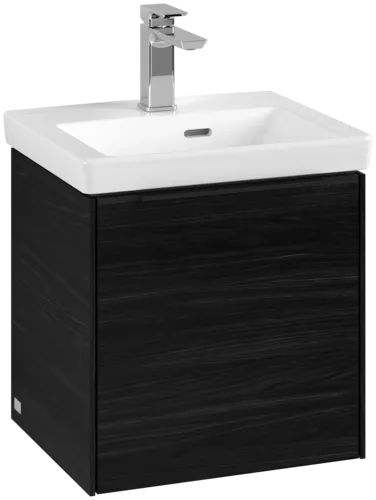 Bild von VILLEROY BOCH Subway 3.0 Waschbeckenunterschrank, 1 Tür, 423 x 429 x 378 mm, Black Oak #C58201AB