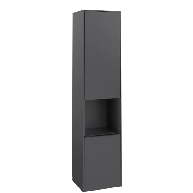 Bild von VILLEROY BOCH Subway 3.0 Hochschrank, 2 Türen, 400 x 1710 x 362 mm, Graphite / Graphite #C58801VR