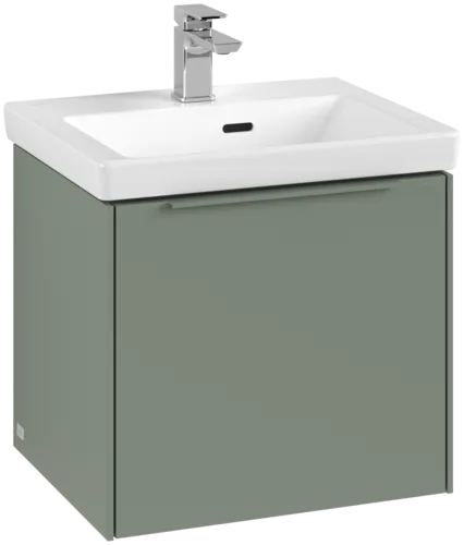 Bild von VILLEROY BOCH Subway 3.0 Waschbeckenunterschrank, mit Beleuchtung, 1 Auszug, 473 x 429 x 408 mm, Soft Green #C580L2AF