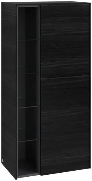 Bild von VILLEROY BOCH Subway 3.0 Mittelschrank, 2 Türen, 574 x 1200 x 362 mm, Black Oak / Black Oak #C59901AB