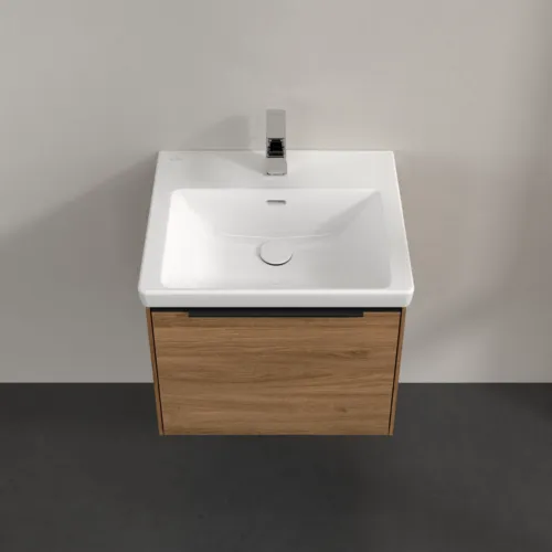 Bild von VILLEROY BOCH Subway 3.0 Waschbeckenunterschrank, 1 Auszug, 523 x 429 x 448 mm, Kansas Oak #C57901RH