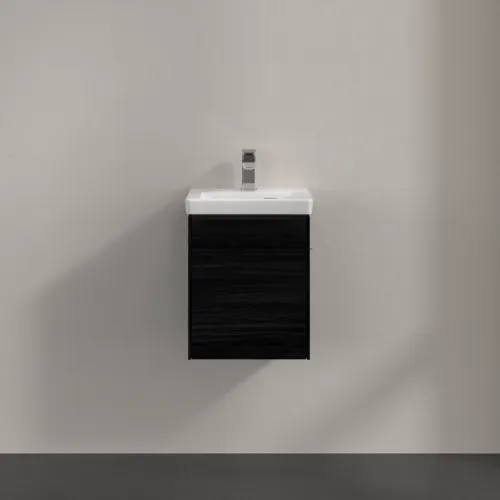 Bild von VILLEROY BOCH Subway 3.0 Waschbeckenunterschrank, 1 Tür, 351 x 429 x 309 mm, Black Oak #C58301AB