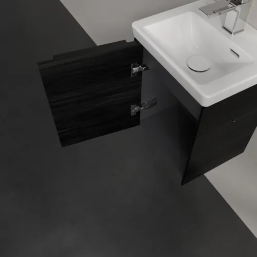 Bild von VILLEROY BOCH Subway 3.0 Waschbeckenunterschrank, 1 Tür, 351 x 429 x 309 mm, Black Oak #C58301AB