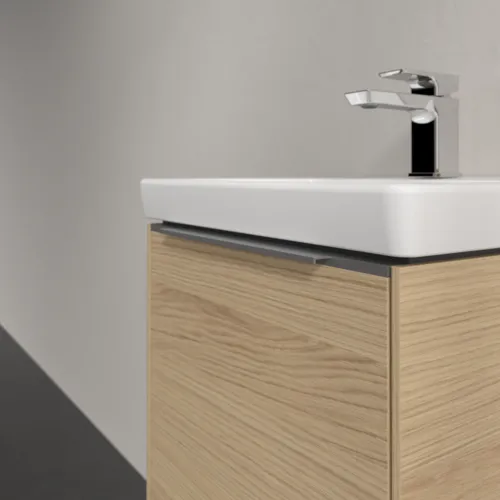 Bild von VILLEROY BOCH Subway 3.0 Waschbeckenunterschrank, 1 Tür, 423 x 429 x 378 mm, Nordic Oak #C58100VJ