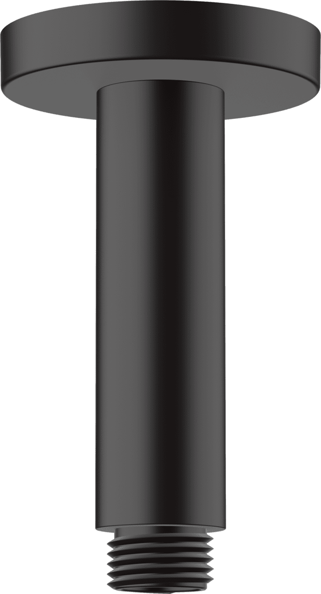 Picture of HANSGROHE Vernis Blend Ceiling connector 10 cm #27804670 - Matt Black