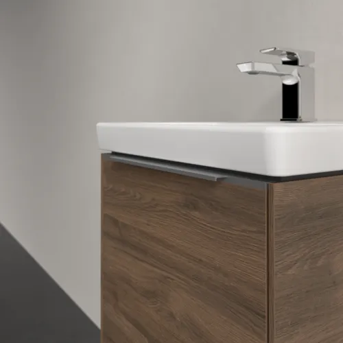 Bild von VILLEROY BOCH Subway 3.0 Waschbeckenunterschrank, 1 Tür, 423 x 429 x 378 mm, Arizona Oak #C58100VH
