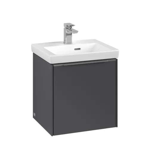 Bild von VILLEROY BOCH Subway 3.0 Waschbeckenunterschrank, 1 Tür, 423 x 429 x 378 mm, Graphite #C58100VR