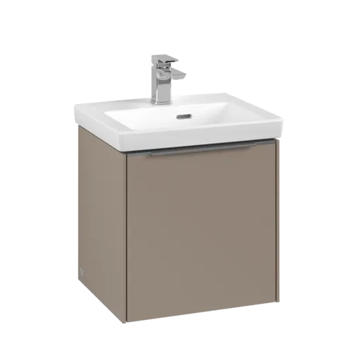 Bild von VILLEROY BOCH Subway 3.0 Waschbeckenunterschrank, 1 Tür, 423 x 429 x 378 mm, Taupe #C58100VM