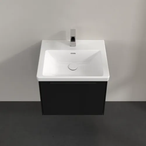 Bild von VILLEROY BOCH Subway 3.0 Waschbeckenunterschrank, 1 Auszug, 523 x 429 x 448 mm, Volcano Black #C57901VL