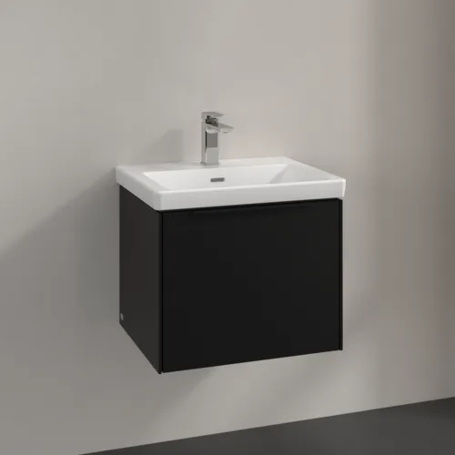 Bild von VILLEROY BOCH Subway 3.0 Waschbeckenunterschrank, 1 Auszug, 523 x 429 x 448 mm, Volcano Black #C57901VL
