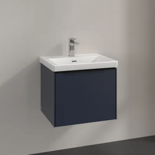 Bild von VILLEROY BOCH Subway 3.0 Waschbeckenunterschrank, 1 Auszug, 523 x 429 x 448 mm, Marine Blue #C57901VQ