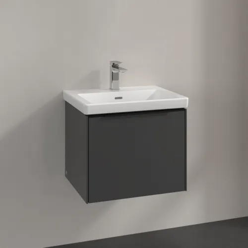 Bild von VILLEROY BOCH Subway 3.0 Waschbeckenunterschrank, 1 Auszug, 523 x 429 x 448 mm, Graphite #C57901VR