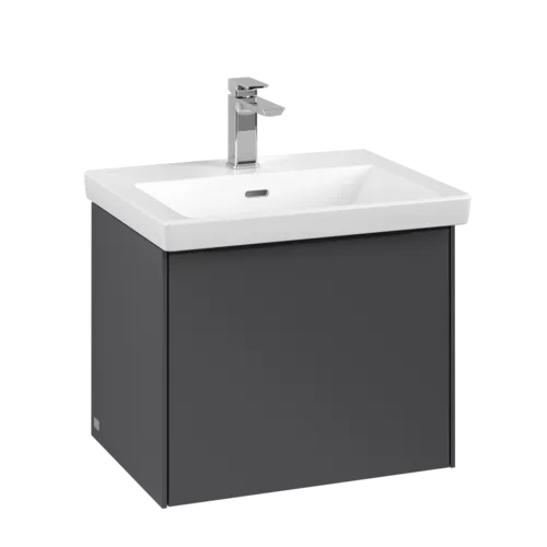 Bild von VILLEROY BOCH Subway 3.0 Waschbeckenunterschrank, 1 Auszug, 523 x 429 x 448 mm, Graphite #C57901VR