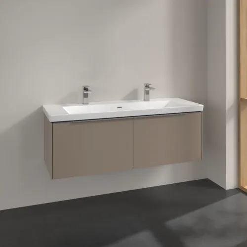 Bild von VILLEROY BOCH Subway 3.0 Waschbeckenunterschrank, 2 Auszüge, 1272 x 429 x 478 mm, Taupe #C60100VM