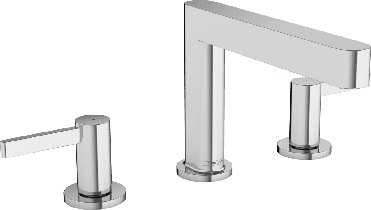 Obrázek HANSGROHE Finoris 3-otvorová umyvadlová baterie110 s výpustí Push-Open #76033000 - chrom